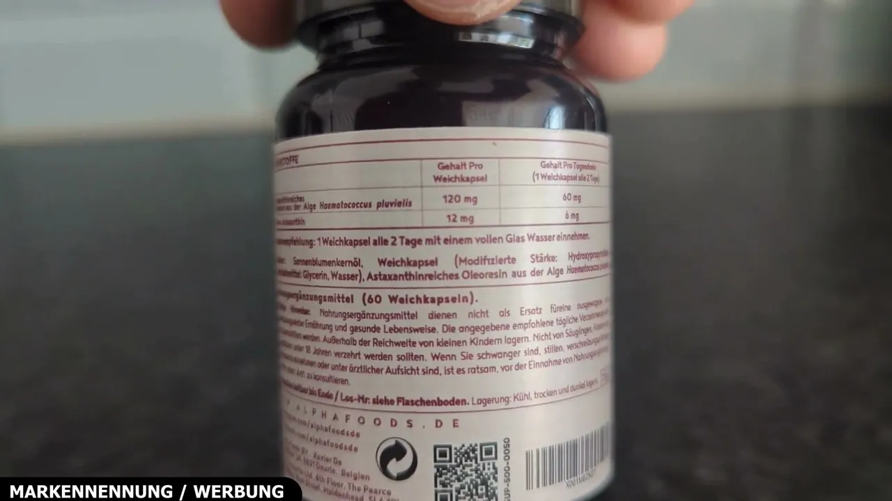Ich finde die Dosierung praktisch, da laut Herstellerangabe nur alle zwei Tage eine Weichkapsel nötig ist.