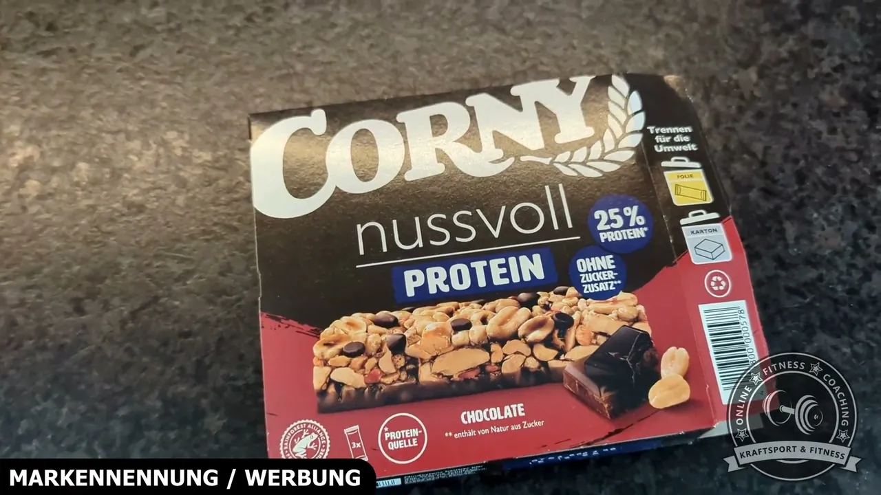 Ich finde das Design gelungen: 25 Prozent Protein und der Verzicht auf Zuckerzusatz werden direkt hervorgehoben.