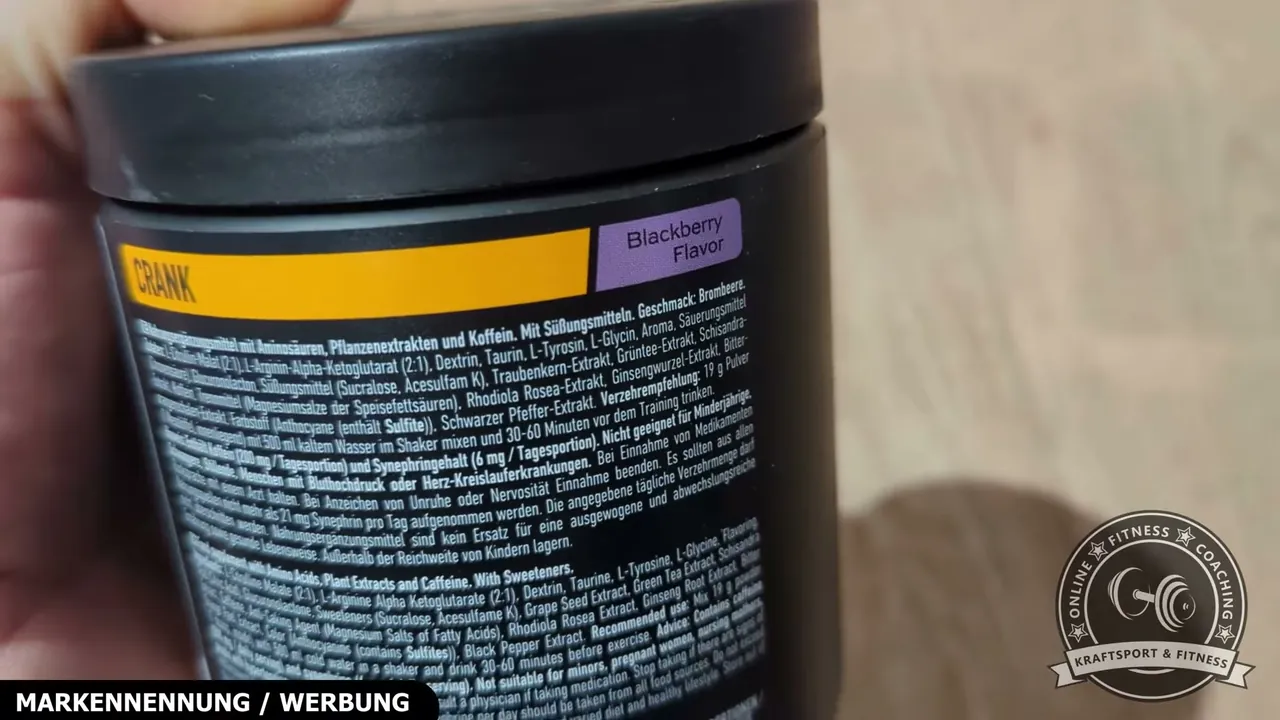 Ich nehme bei der Zubereitung gerne etwas mehr Flüssigkeit als angegeben, damit mir die Mischung vor dem Workout nicht zu süß wird.