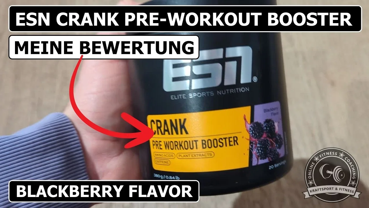 Video: ESN Crank Pre-Workout Booster