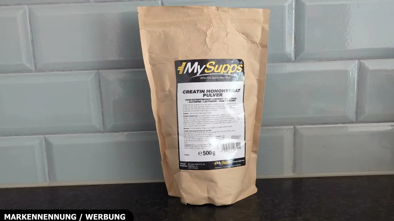 Mir gefällt die schlichte und nachhaltige Kraftpapierverpackung des 500-g-Beutels von MySupps sehr gut.