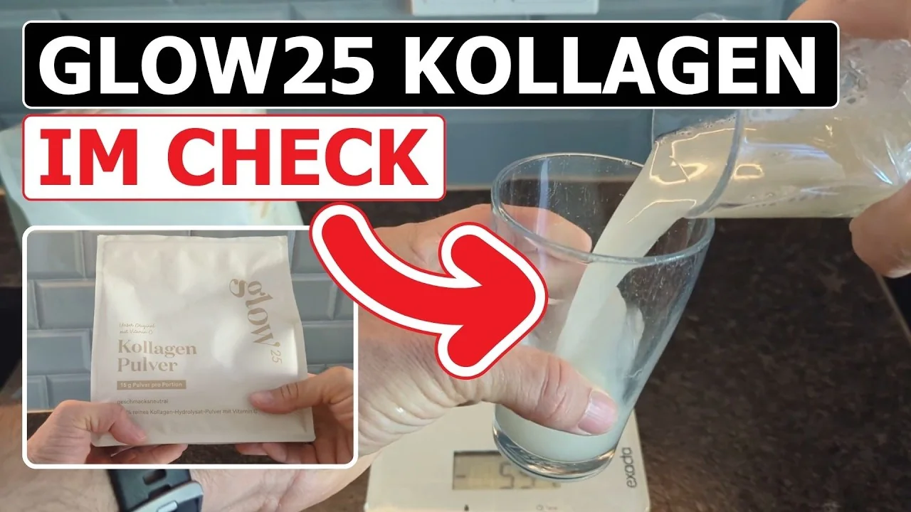 Video: Glow25 Kollagen Pulver