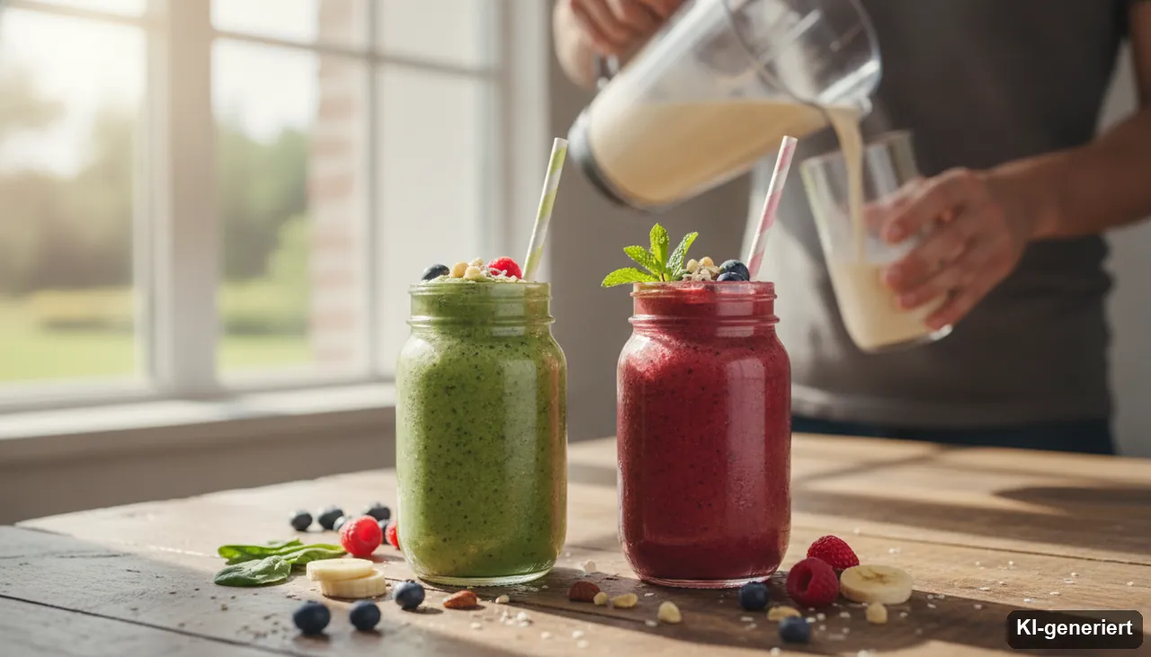 Kraft Smoothies – 20 leckere Rezepte (KI-generiertes Bild)