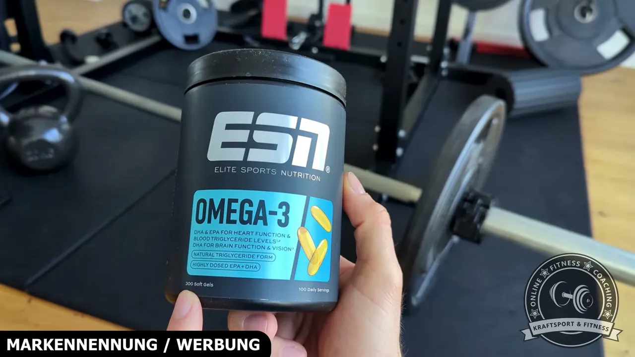 Die ESN Omega-3 Kapseln enthalten Fischöl in natürlicher Triglycerid-Form.