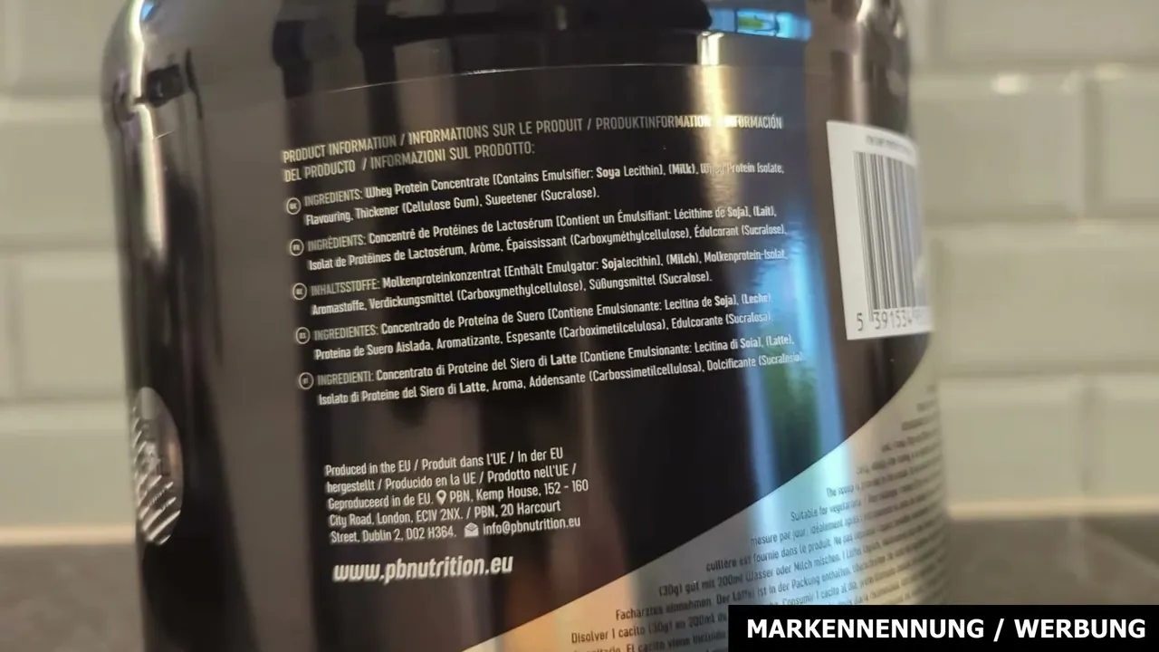Aus meiner Sicht sind die Inhaltsstoffe und die Nährwerte für ein reines Whey-Konzentrat wirklich absolut überzeugend.