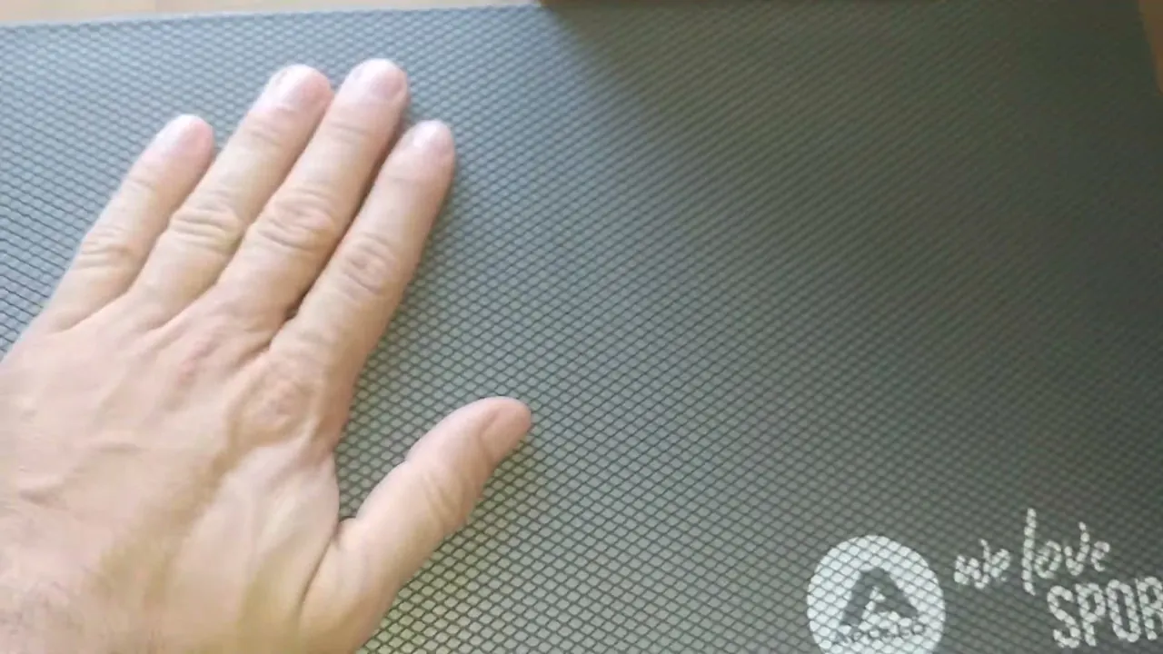 Im direkten Vergleich mit meiner Hand finde ich das Balance Pad von Apollo doch etwas zu klein für viele Übungen.
