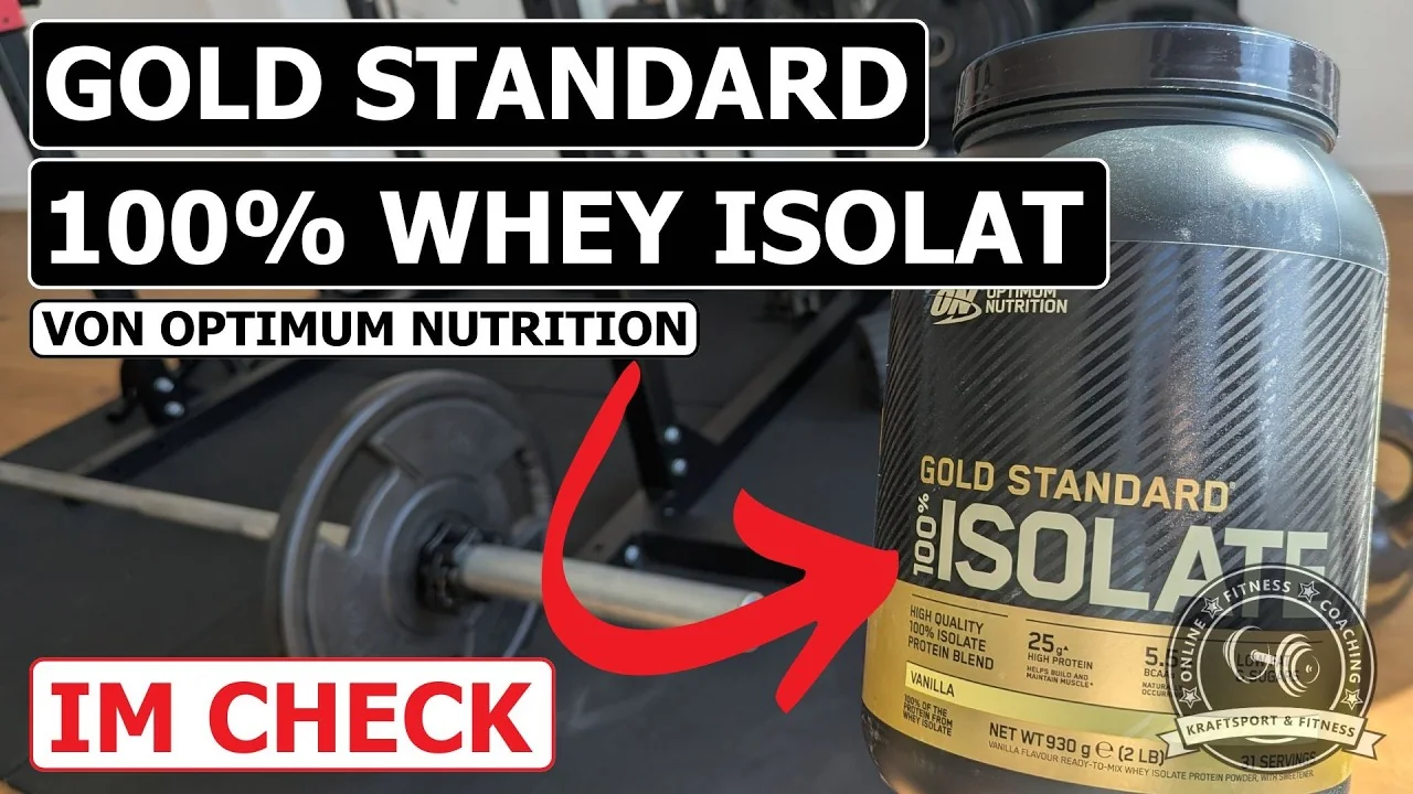 Video: Optimum Nutrition Gold Standard 100% Whey Isolate